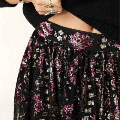 BA&SH SKIRT PIPPA