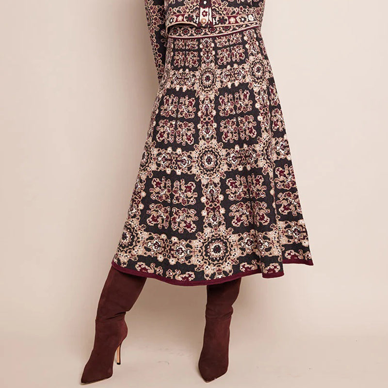 CARA CARA TIFFANY MIDI SKIRT