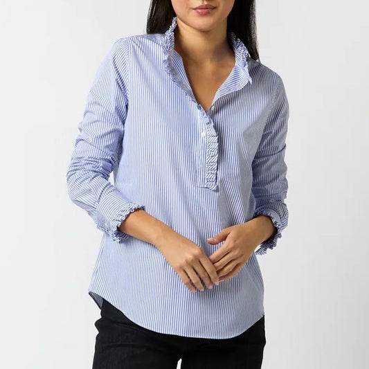 ANN MASHBURN FRILL SHIRT