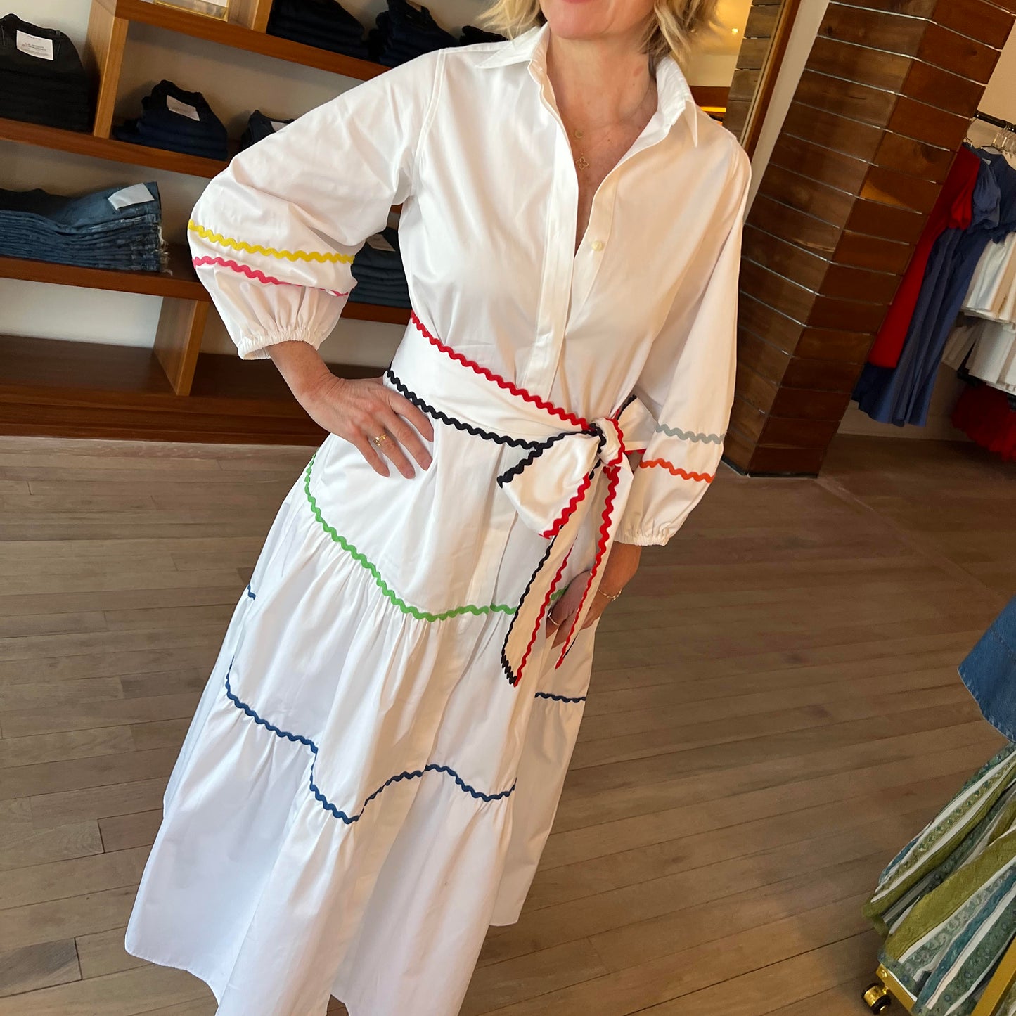 ANN MASHBURN ISLA SHIRTDRESS