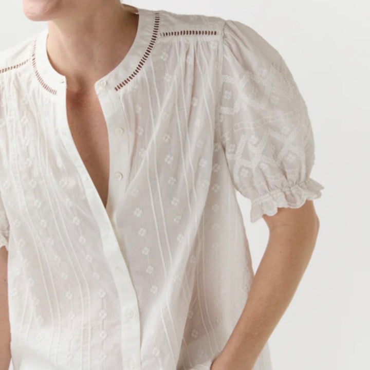 ANN MASHBURN LEONIE BLOUSE