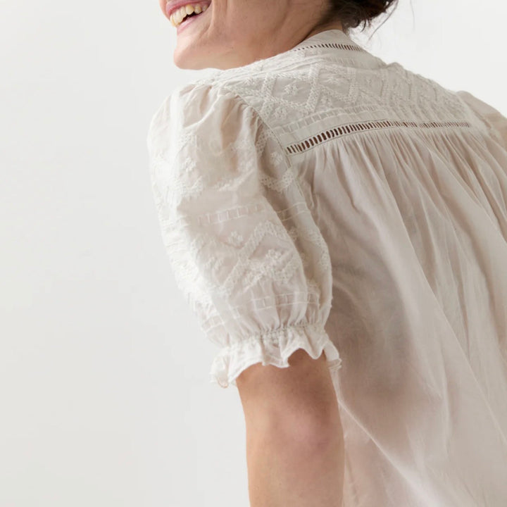 ANN MASHBURN LEONIE BLOUSE