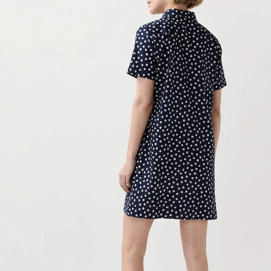 ANN MASHBURN SHORT SLEEVE POPOVER DRESS