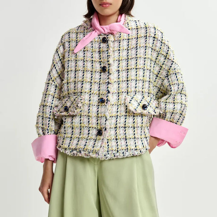 ESSENTIEL ANTWERP JAYDEN BOXY CROP JACKET