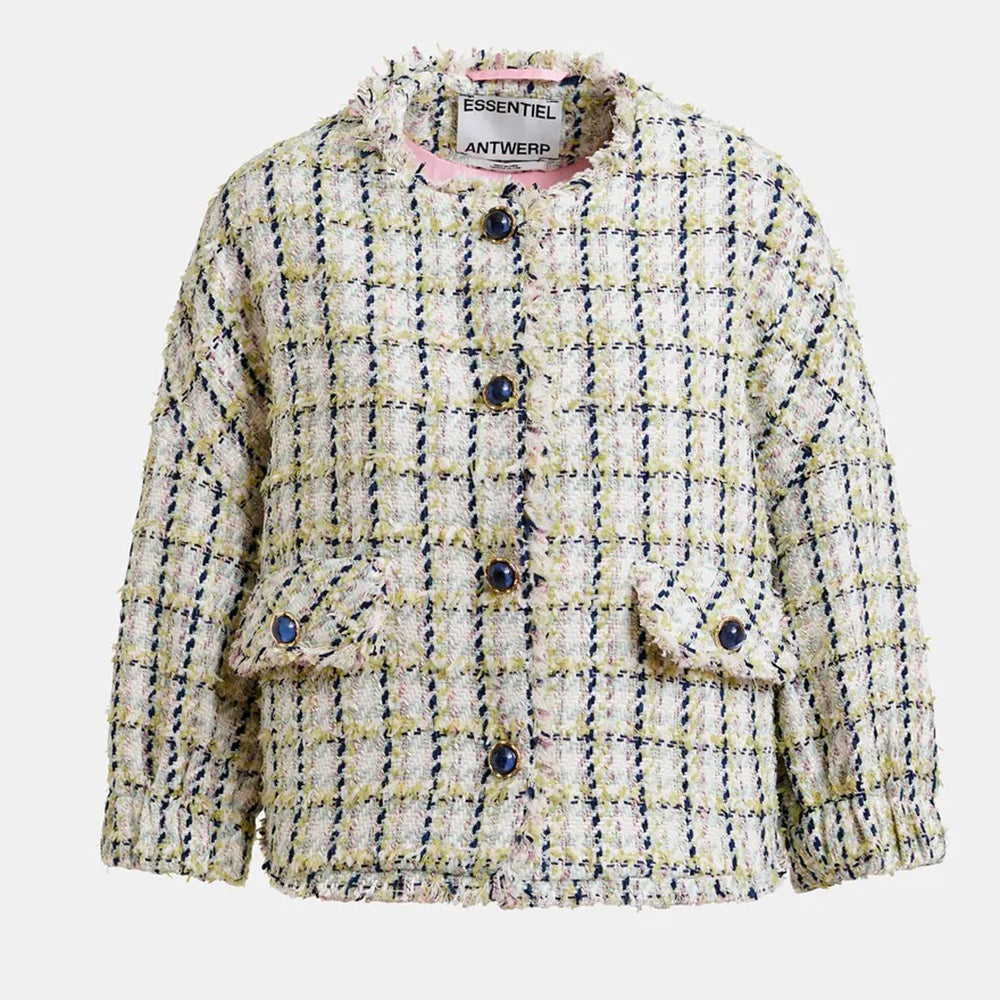 ESSENTIEL ANTWERP JAYDEN BOXY CROP JACKET