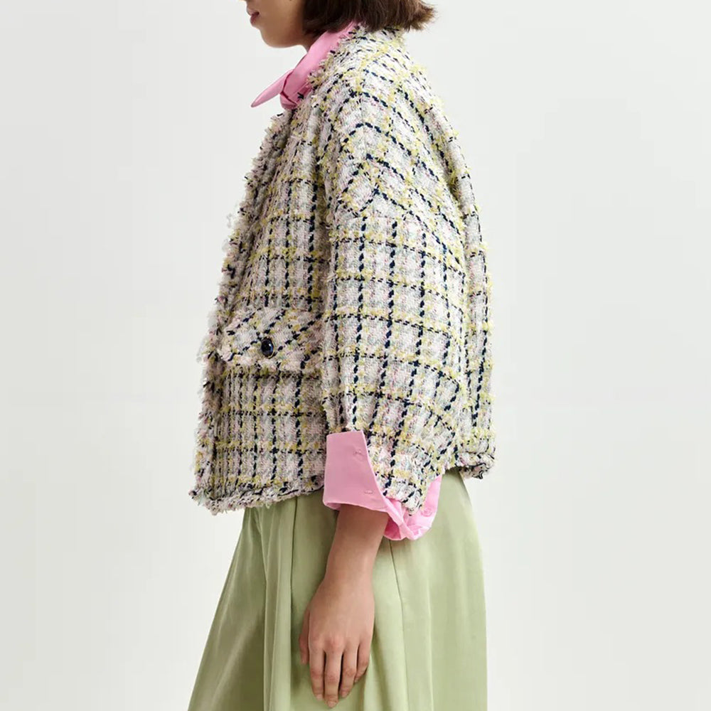 ESSENTIEL ANTWERP JAYDEN BOXY CROP JACKET