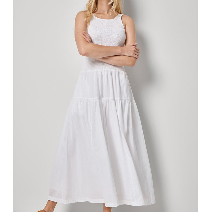 LILLA P SMOCKED BODICE MAXI