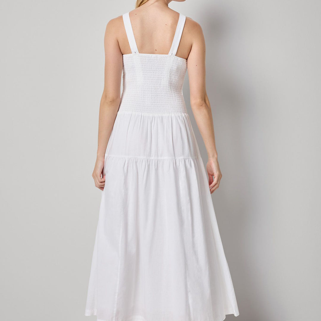 LILLA P SMOCKED BODICE MAXI