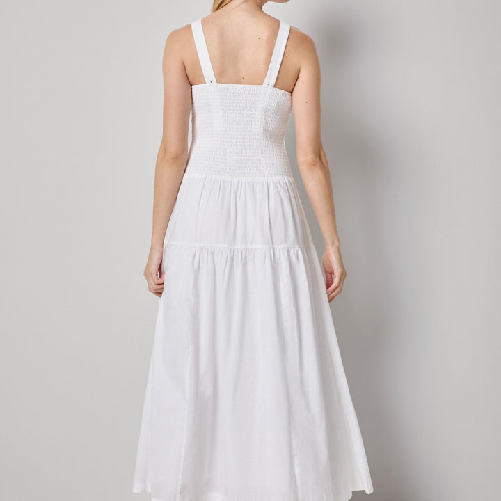 LILLA P SMOCKED BODICE MAXI