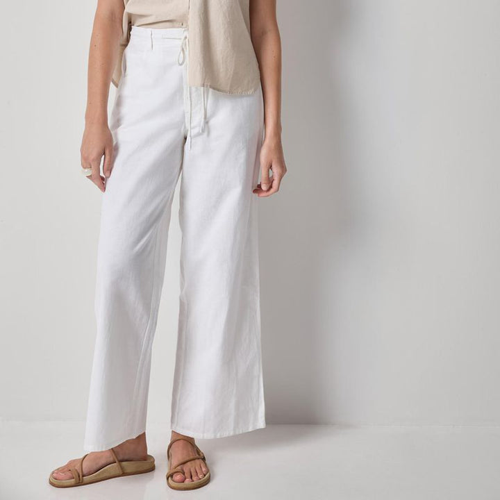 LILLA P LINEN BLEND PANT