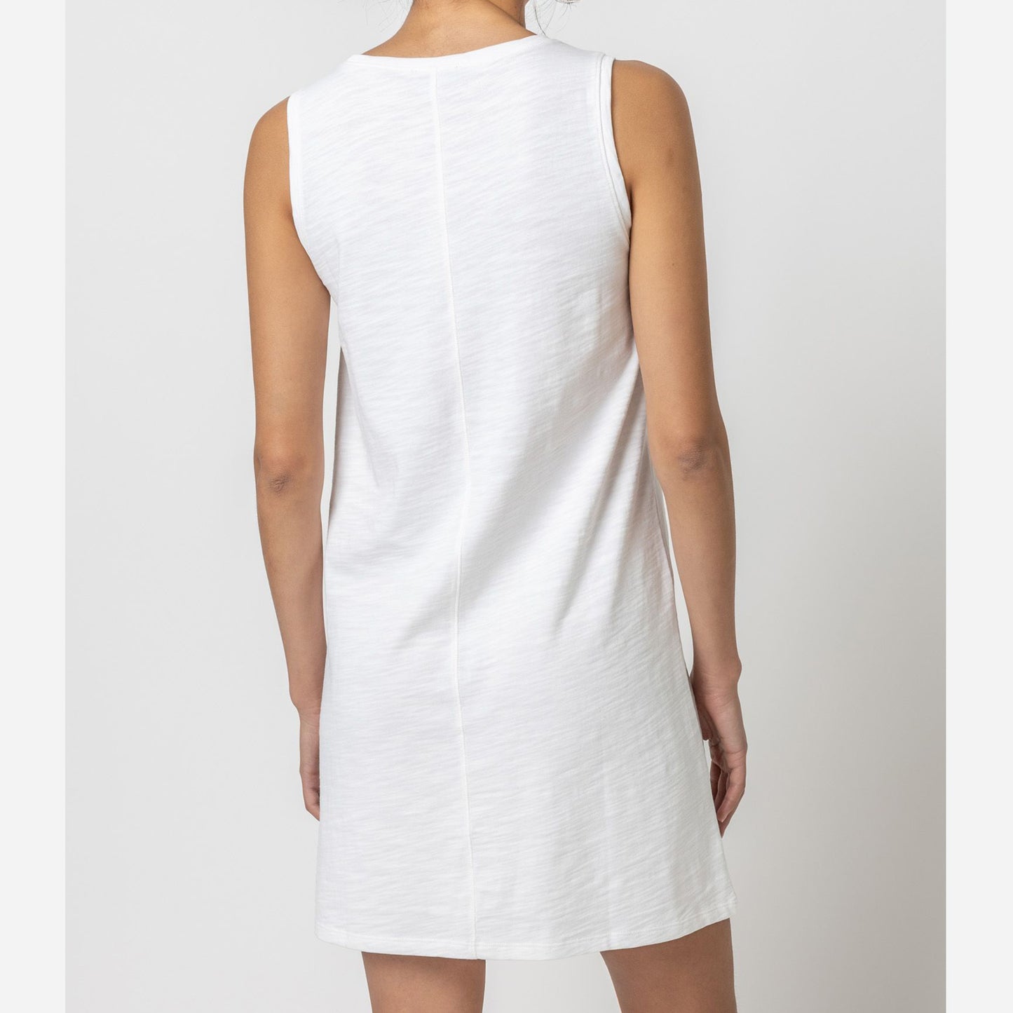 LILLA P SEAMED TANK DRESS