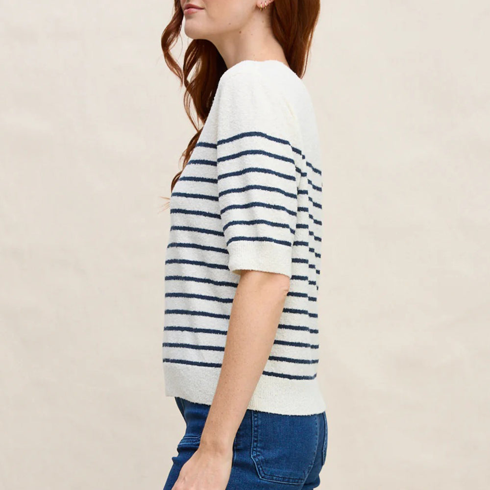 MARGARET O'LEARY PAMELA STRIPE TEE
