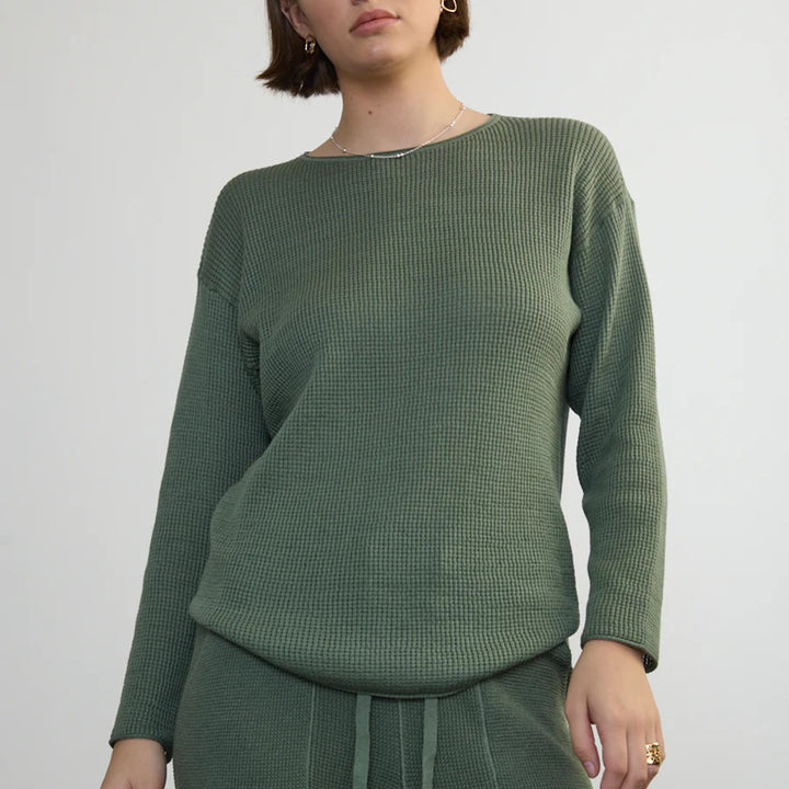 MARGARET O'LEARY SHIRTTAIL EASY BOATNECK