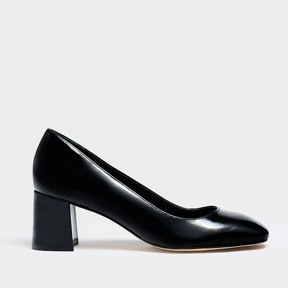 MARION PARKE BLOCK HEEL PUMP 60