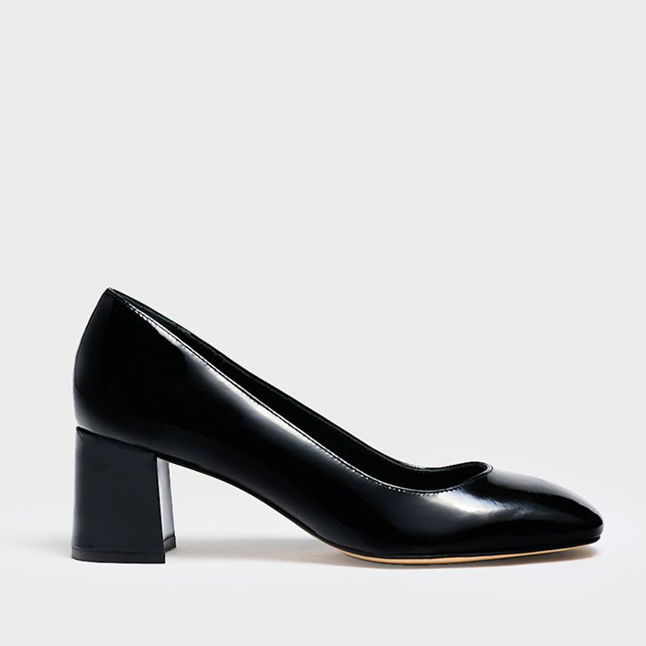 MARION PARKE BLOCK HEEL PUMP 60