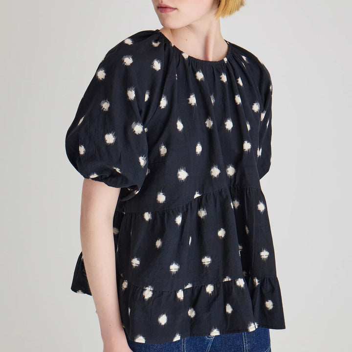 MERLETTE BOW BLOUSE