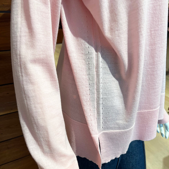 ROBERTO COLLINA MERINO LONG SLEEVE V-NECK
