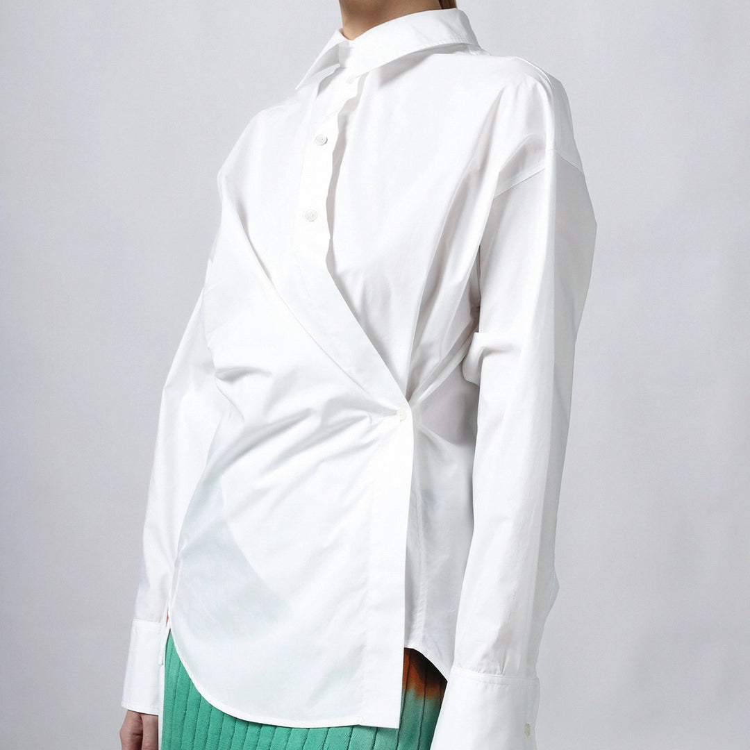 ROBERTO COLLINA WRAP BLOUSE