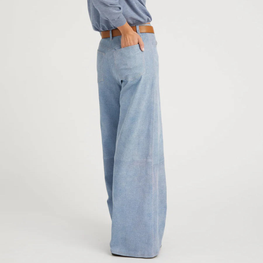 SPRWMN 5 POCKET WIDE LEG