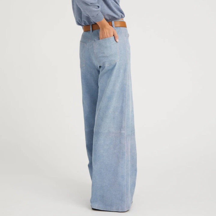 SPRWMN 5 POCKET WIDE LEG