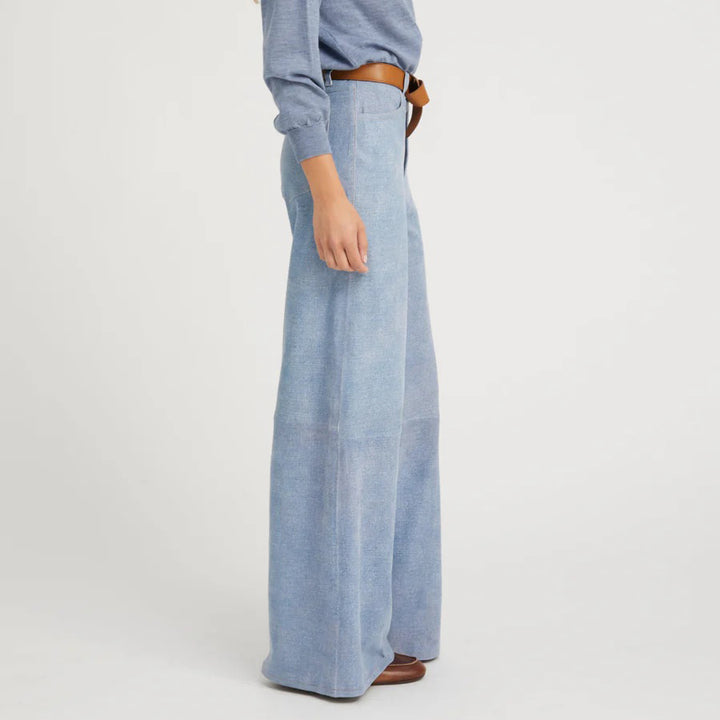 SPRWMN 5 POCKET WIDE LEG