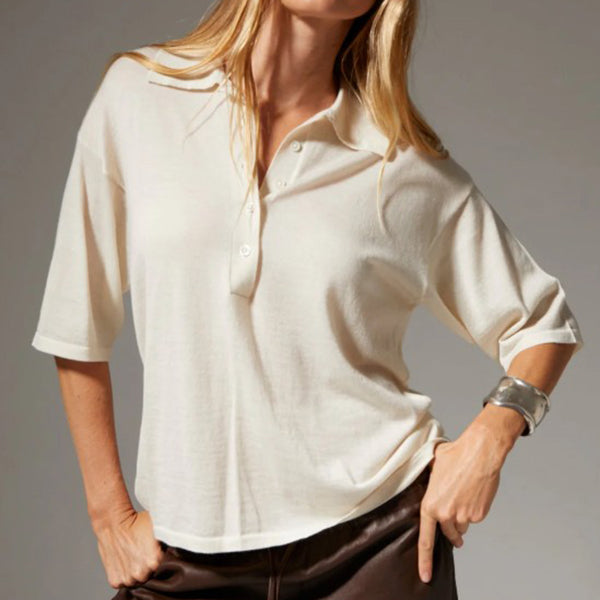 SPRWMN SHORT SLEEVE OVERSIZED POLO