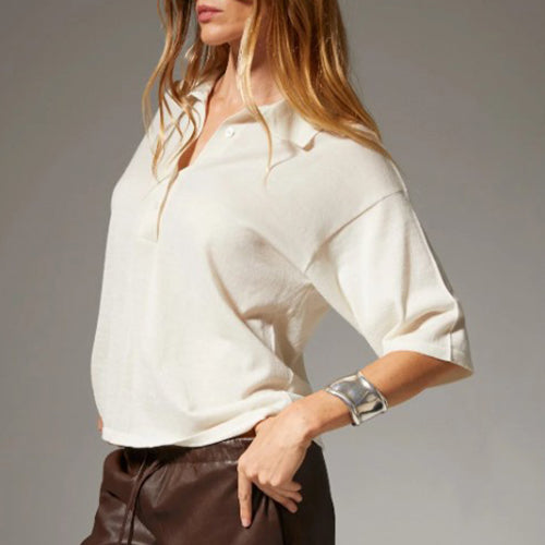 SPRWMN SHORT SLEEVE OVERSIZED POLO