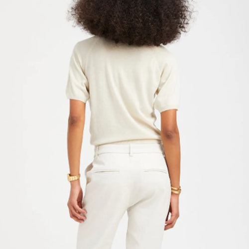 SPRWMN SHORT SLEEVE RAGLAN SWEATER