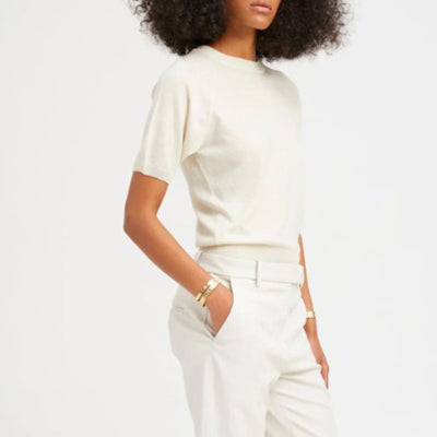 SPRWMN SHORT SLEEVE RAGLAN SWEATER