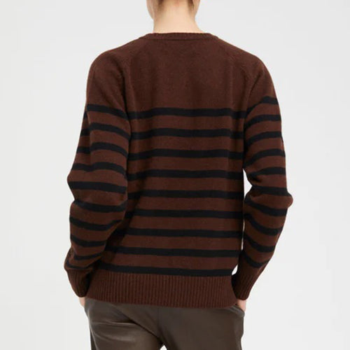 SPRWMN STRIPE CREWNECK SWEATER