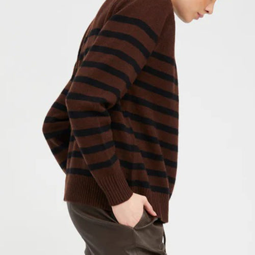 SPRWMN STRIPE CREWNECK SWEATER