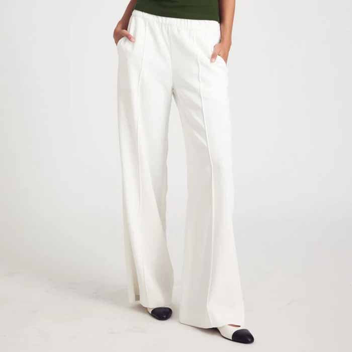 SPRWMN WIDE LEG PINTUCK TROUSER