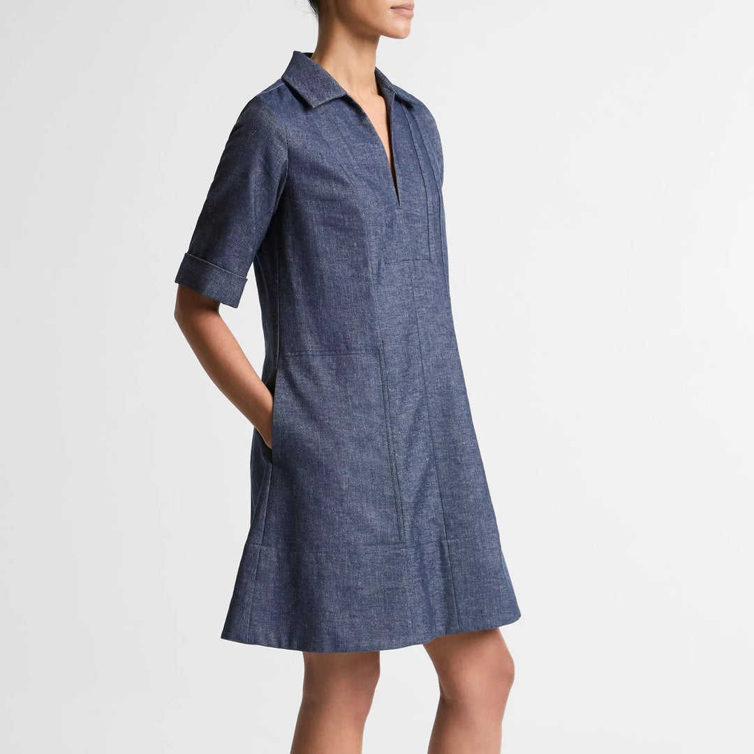 VINCE ALINE SHORT SLEEVE DRESS – Clique Boutique