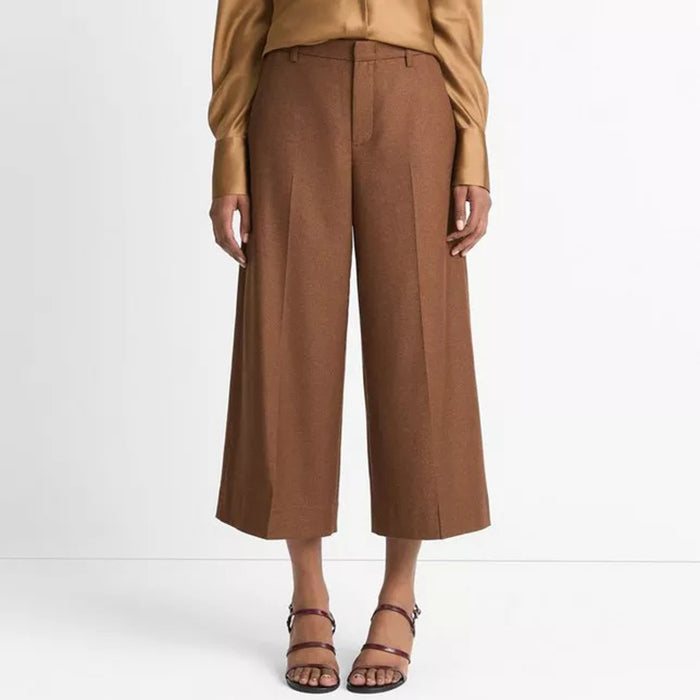 VINCE BRUSHED FLANNEL CULOTTE