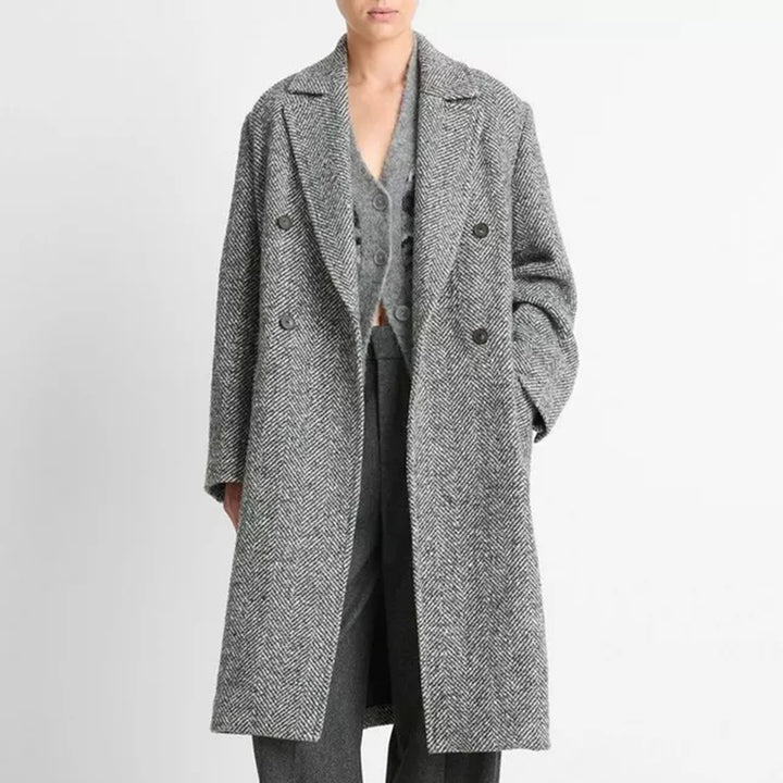 VINCE DOUBLE BREASTED COAT
