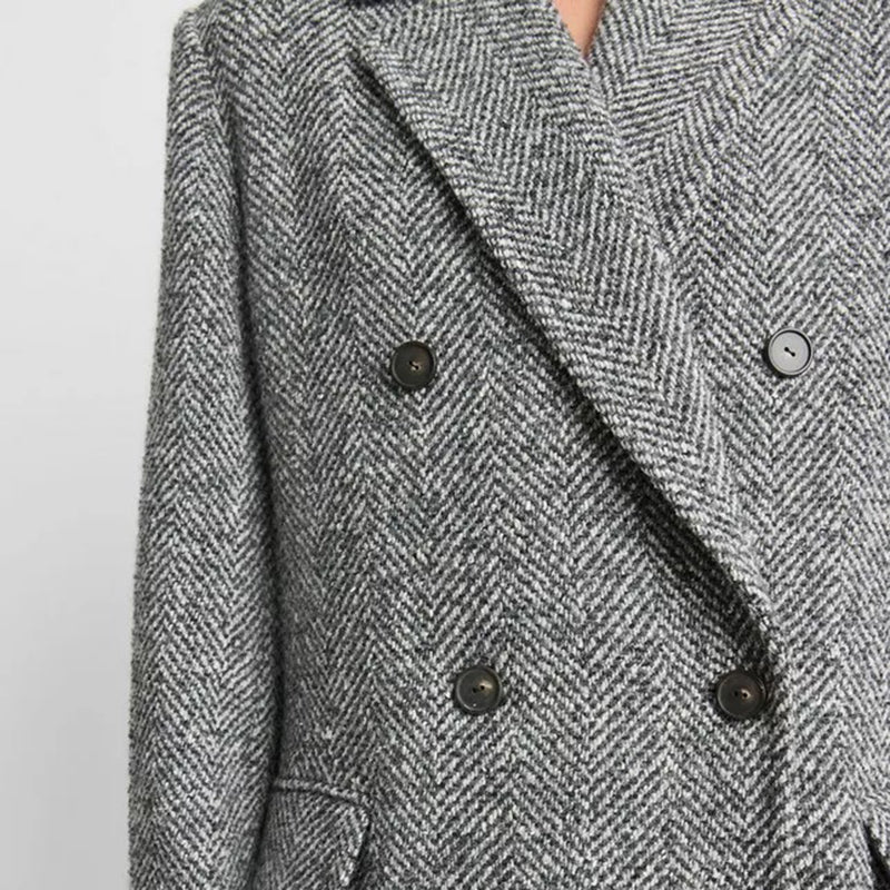 VINCE DOUBLE BREASTED COAT