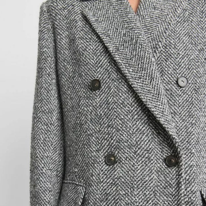 VINCE DOUBLE BREASTED COAT
