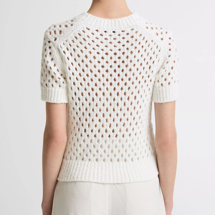 VINCE HONEYCOMB BOXY TEE