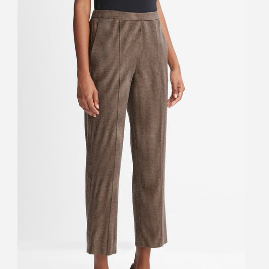 VINCE PULL ON HOUNDSTOOTH PANT