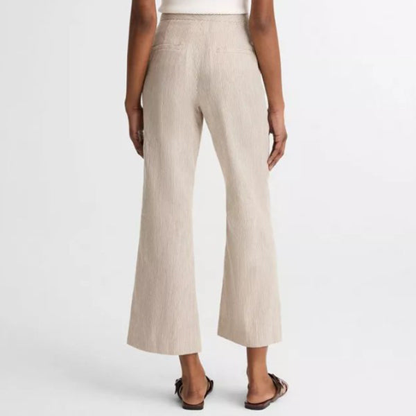 VINCE STRIPE CROP FLARE