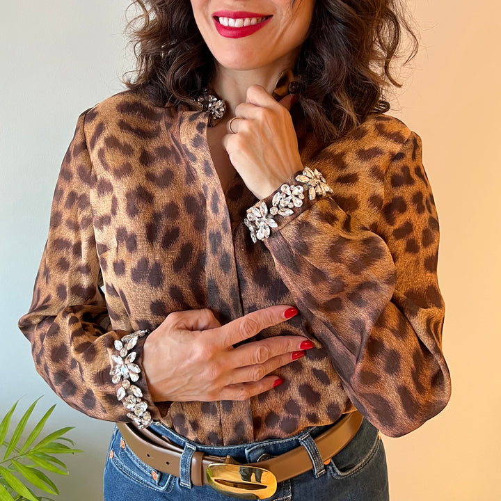 ZIMMERMANN CRUSH EMBELLISHED SHIRT