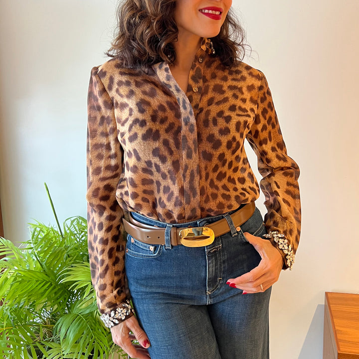 ZIMMERMANN CRUSH EMBELLISHED SHIRT