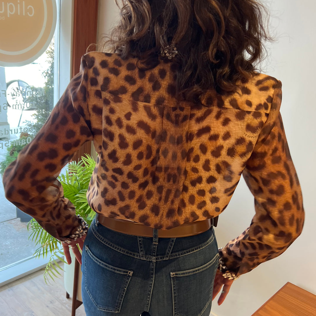 ZIMMERMANN CRUSH EMBELLISHED SHIRT