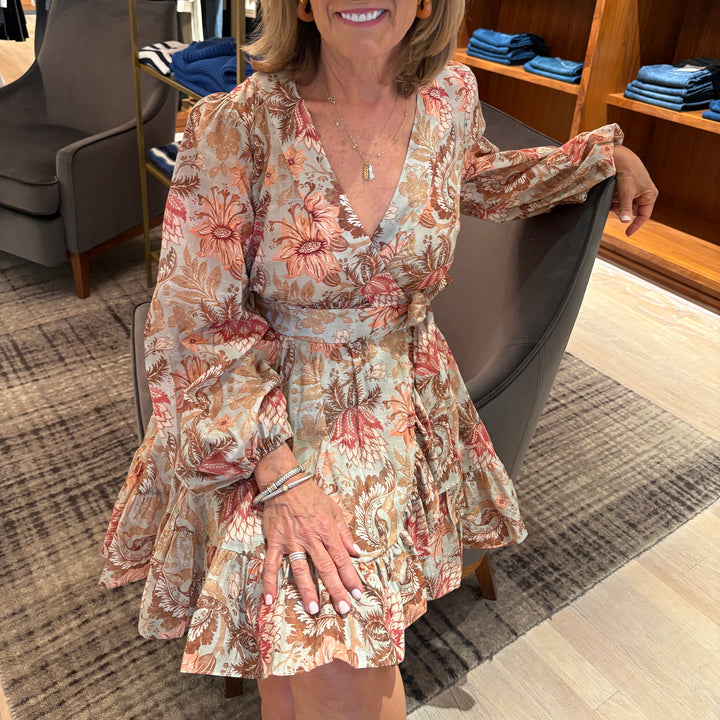 ZIMMERMANN DAYLIGHT MINI WRAP DRESS