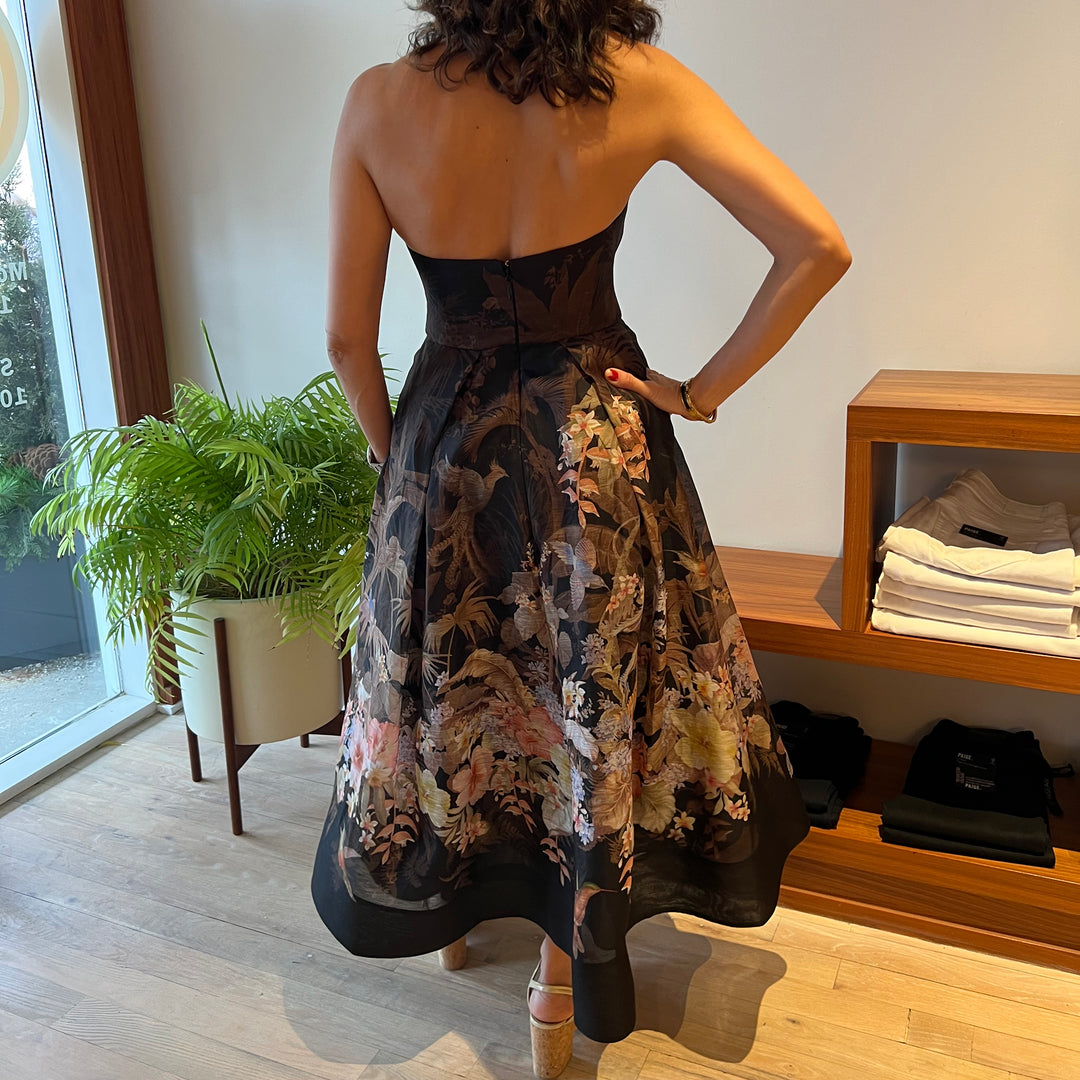 ZIMMERMANN DRAPED MIDI DRESS