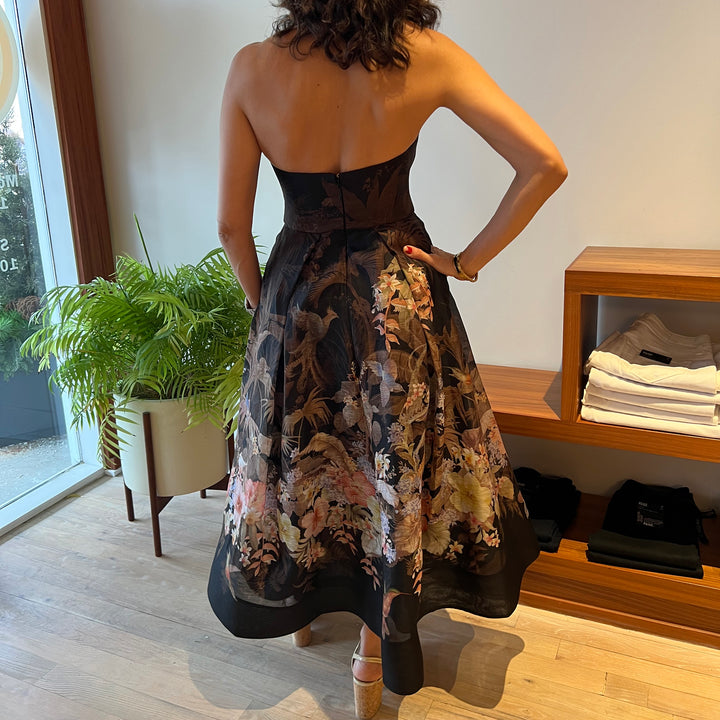 ZIMMERMANN DRAPED MIDI DRESS