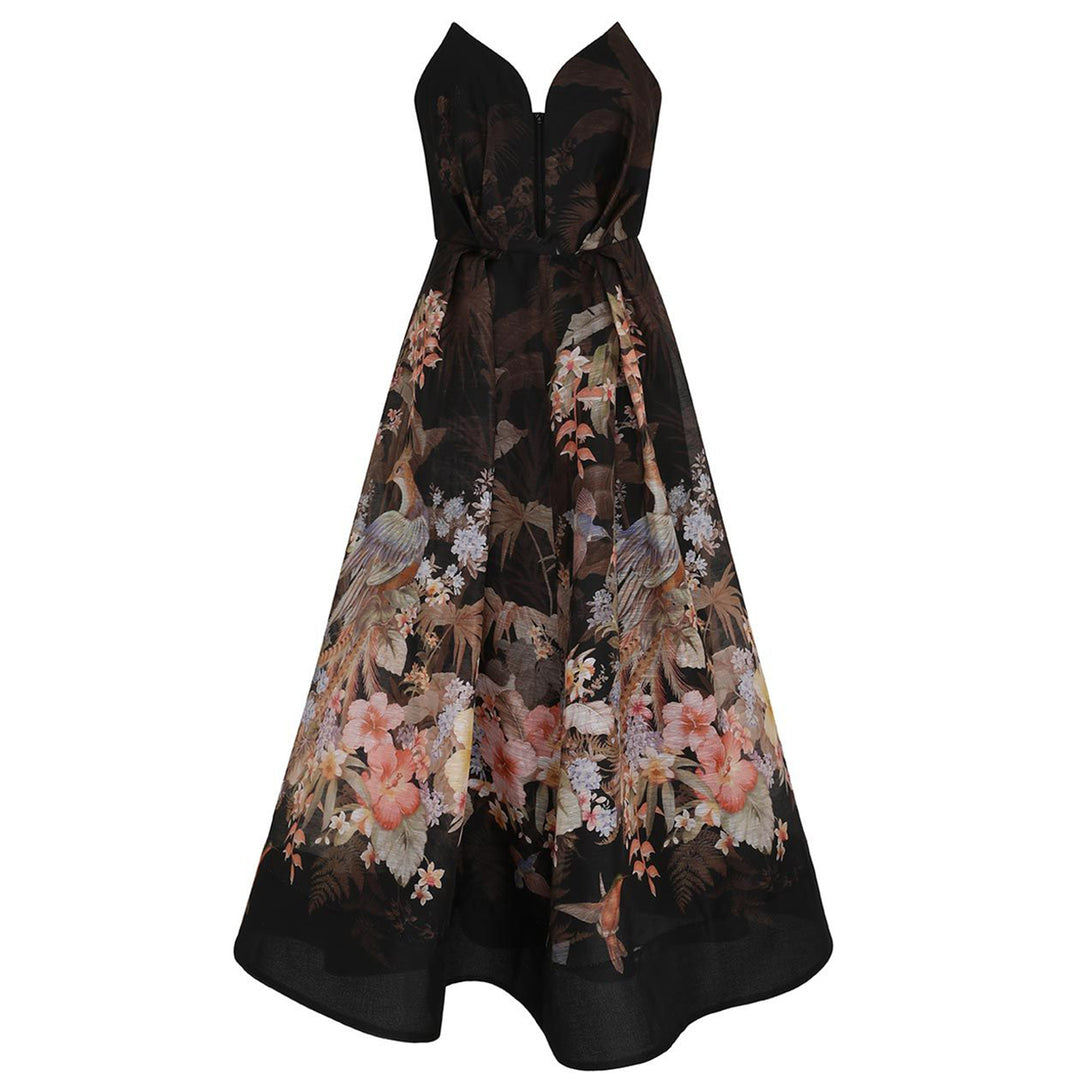 ZIMMERMANN DRAPED MIDI DRESS