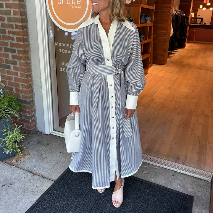 ZIMMERMANN HYPNOTIC TUCK MIDI DRESS