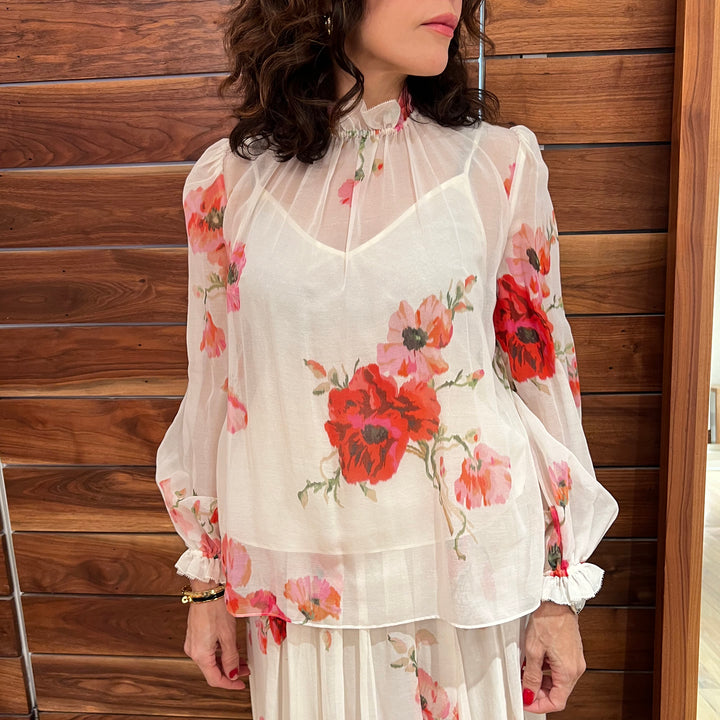 ZIMMERMANN LIGHTBURST BILLOW BLOUSE