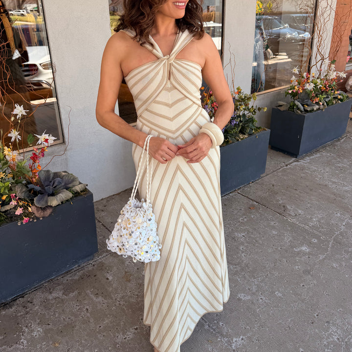 ZIMMERMANN LUNA HALTER DRESS